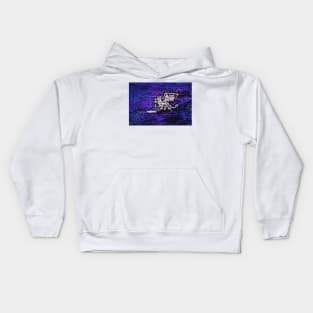 Purple Dragon Painting Kids Hoodie